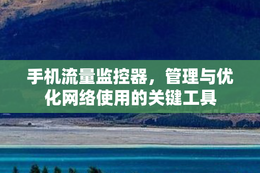 管理与优化网络使用的关键工具图片