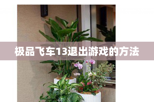 极品飞车13退出游戏的方法图片
