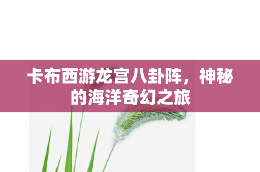 卡布西游龙宫八卦阵图片