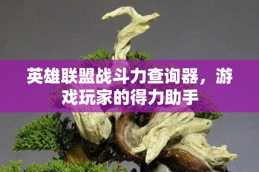 英雄联盟战斗力查询器图片