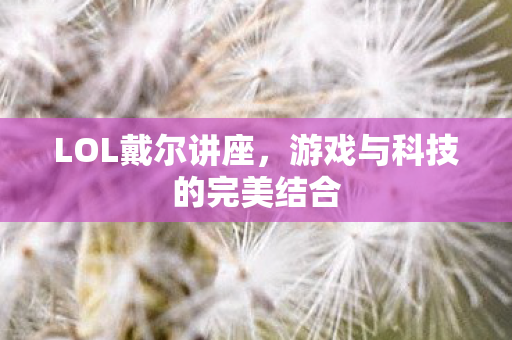 游戏与科技的完美结合图片