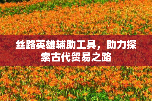 助力探索古代贸易之路图片