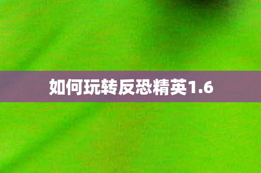 如何玩转反恐精英1图片