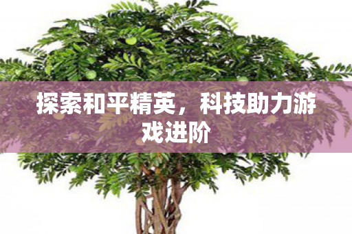 科技助力游戏进阶图片