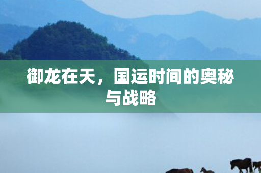 国运时间的奥秘与战略图片