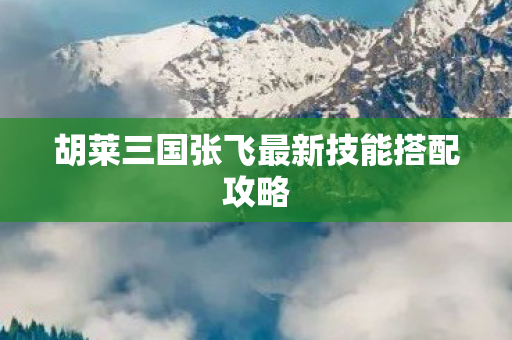胡莱三国张飞最新技能搭配攻略图片