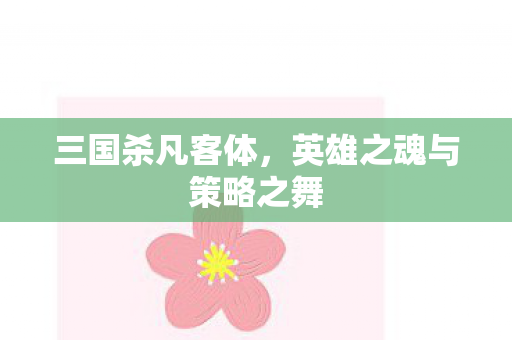 英雄之魂与策略之舞图片