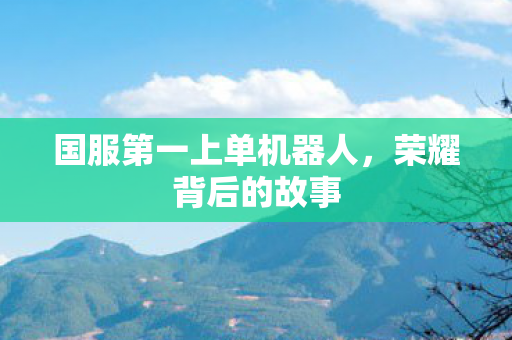 国服第一上单机器人图片