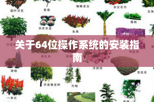 关于64位操作系统的安装指南图片