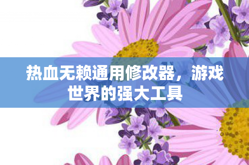 热血无赖通用修改器图片