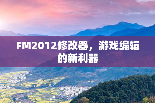 FM2012修改器图片