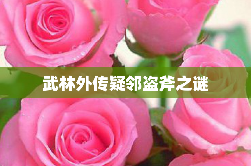 武林外传疑邻盗斧之谜图片