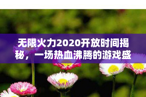 无限火力2020开放时间揭秘图片