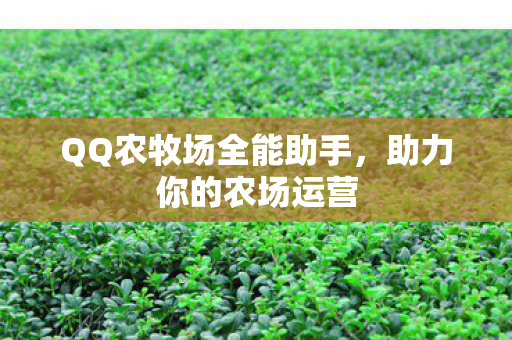 QQ农牧场全能助手图片