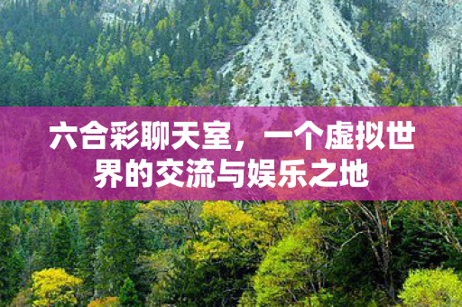 一个虚拟世界的交流与娱乐之地图片