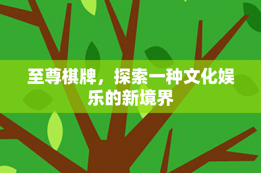 探索一种文化娱乐的新境界图片