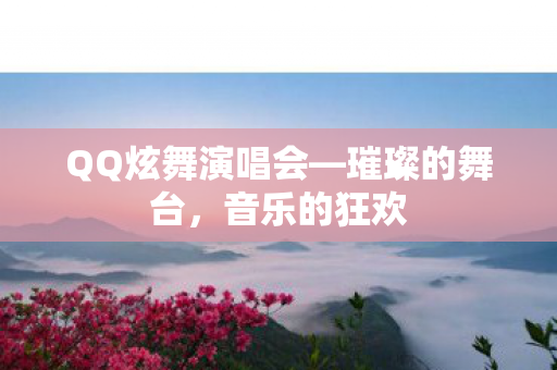 QQ炫舞演唱会图片
