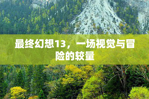 一场视觉与冒险的较量图片