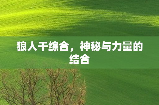 神秘与力量的结合图片