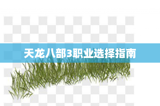 天龙八部3职业选择指南图片