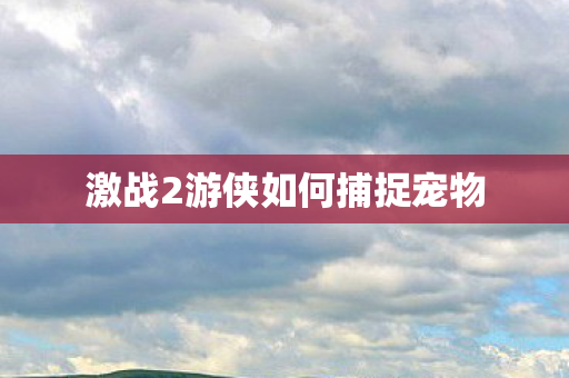激战2游侠如何捕捉宠物图片