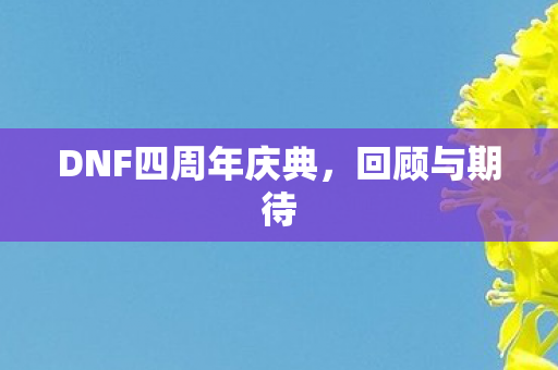 DNF四周年庆典图片