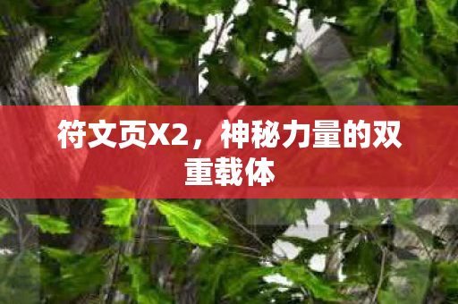 神秘力量的双重载体图片