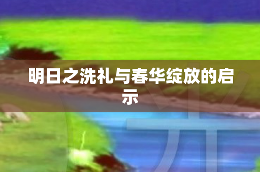 明日之洗礼与春华绽放的启示图片