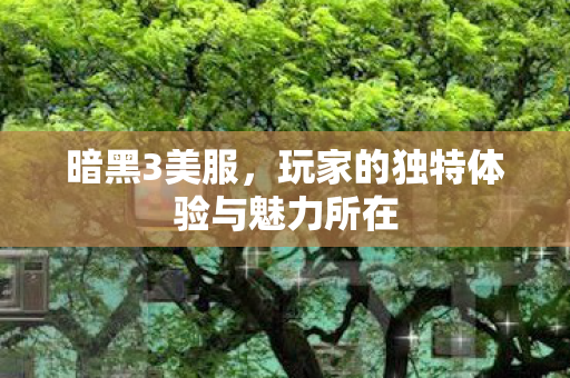 玩家的独特体验与魅力所在图片