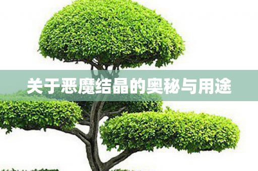 关于恶魔结晶的奥秘与用途图片