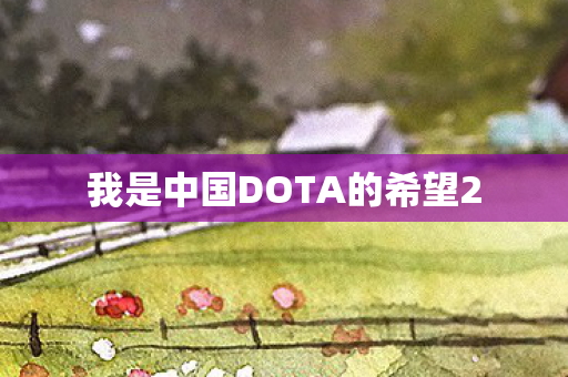 我是中国DOTA的希望2图片