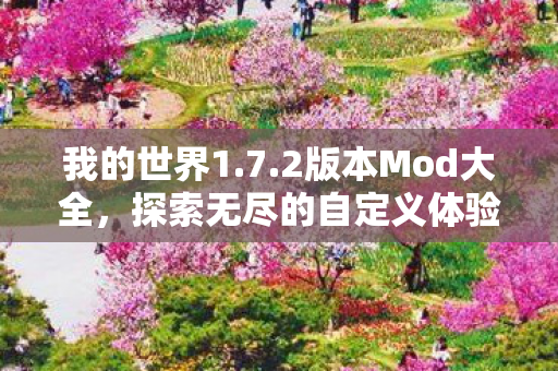 探索无尽的自定义体验图片