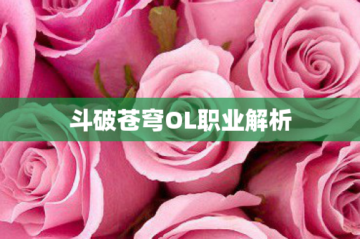 斗破苍穹OL职业解析图片