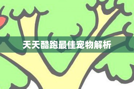 天天酷跑最佳宠物解析图片
