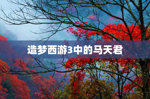 造梦西游3中的马天君图片