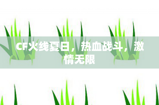 CF火线夏日图片