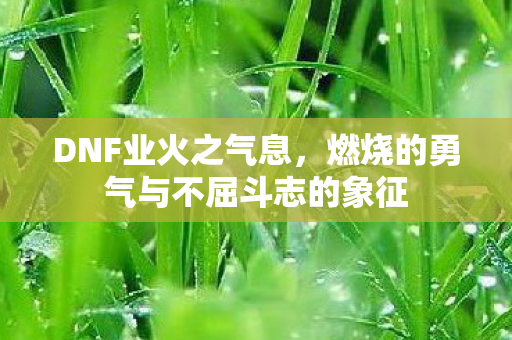 燃烧的勇气与不屈斗志的象征图片