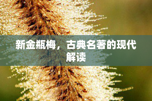 古典名著的现代解读图片