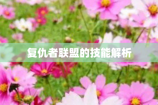 复仇者联盟的技能解析图片