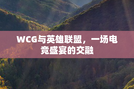 一场电竞盛宴的交融图片