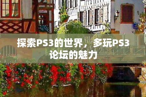 多玩PS3论坛的魅力图片