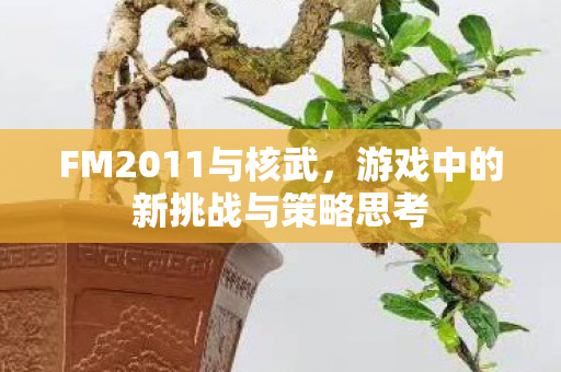 游戏中的新挑战与策略思考图片