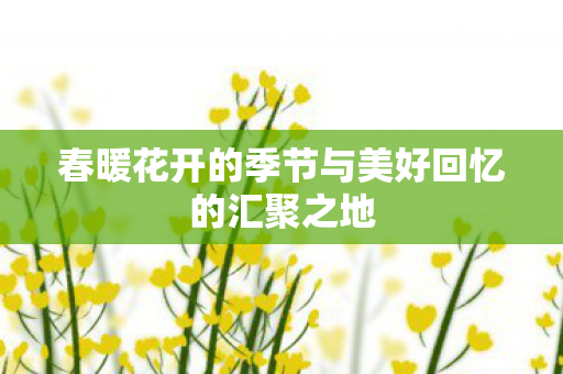 春暖花开的季节与美好回忆的汇聚之地图片