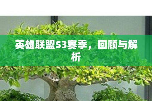 英雄联盟S3赛季图片