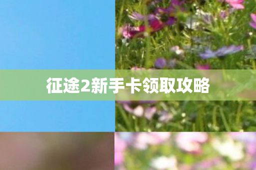 征途2新手卡领取攻略图片