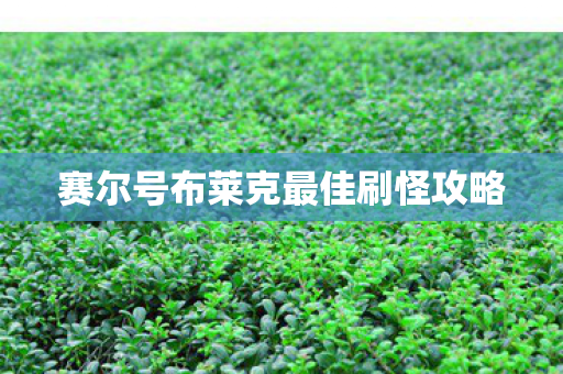 赛尔号布莱克最佳刷怪攻略图片
