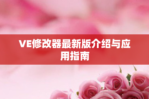 VE修改器最新版介绍与应用指南图片
