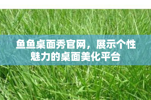 展示个性魅力的桌面美化平台图片