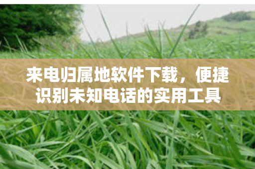 便捷识别未知电话的实用工具图片