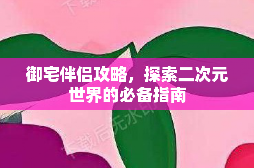 探索二次元世界的必备指南图片